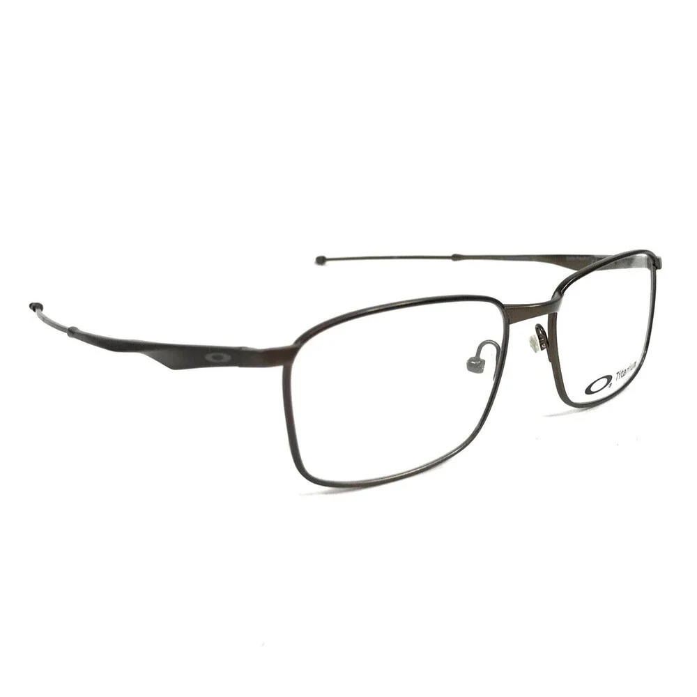 Oakley Eyeglasses Frames Wingfold OX5100-0252 Satin Pewter Rectangle 52-16-139
